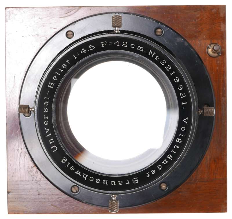 Voigtlander Heliar-Universal 1:4.5 f=42cm Stella Globus 8x10 camera