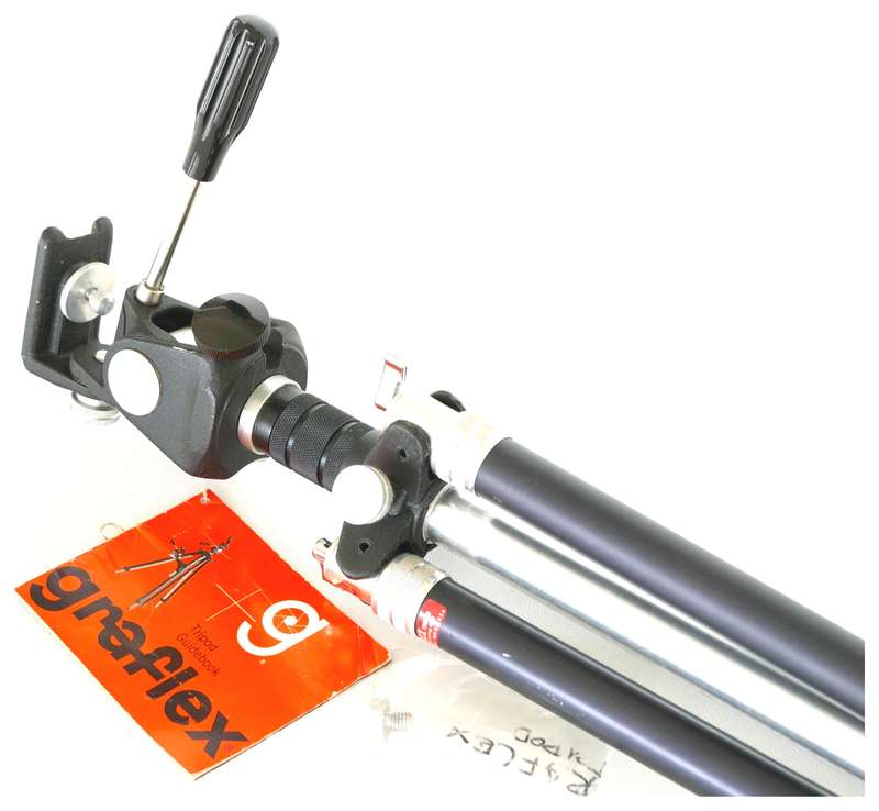 Graflex camera tripod original full length pan tilt head