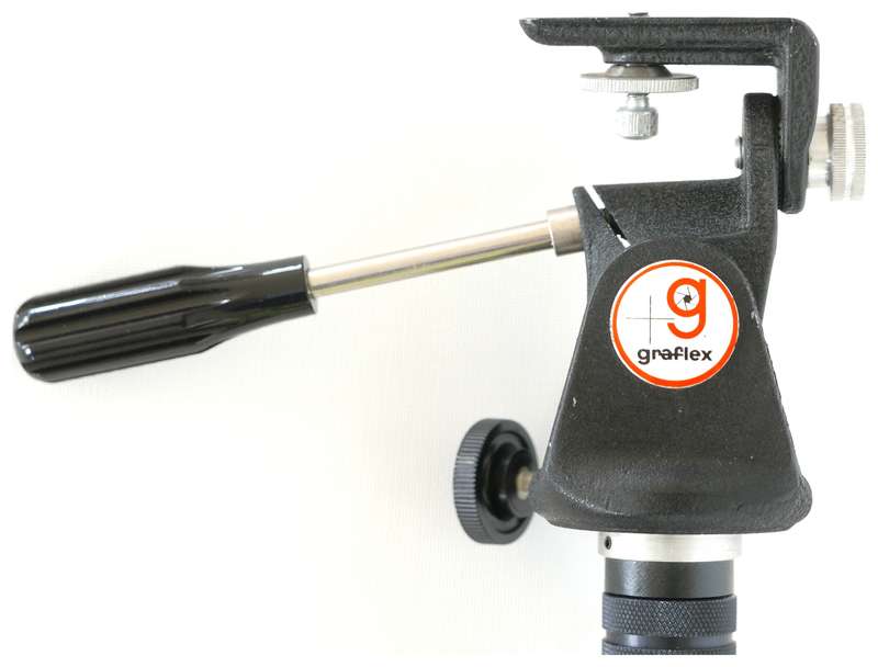 Graflex camera tripod original full length pan tilt head