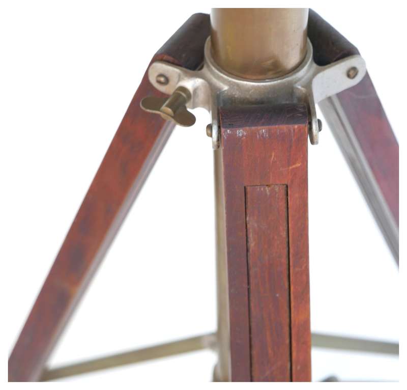 Graflex USA Crown camera compact stand tripod vintage wood
