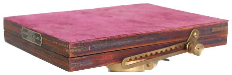 Graflex USA Crown camera compact stand tripod vintage wood