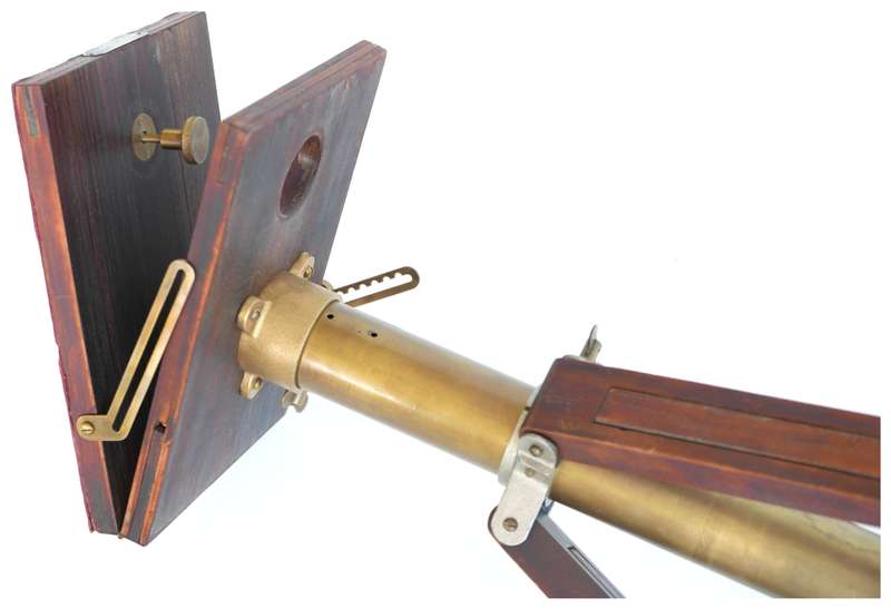 Graflex USA Crown camera compact stand tripod vintage wood