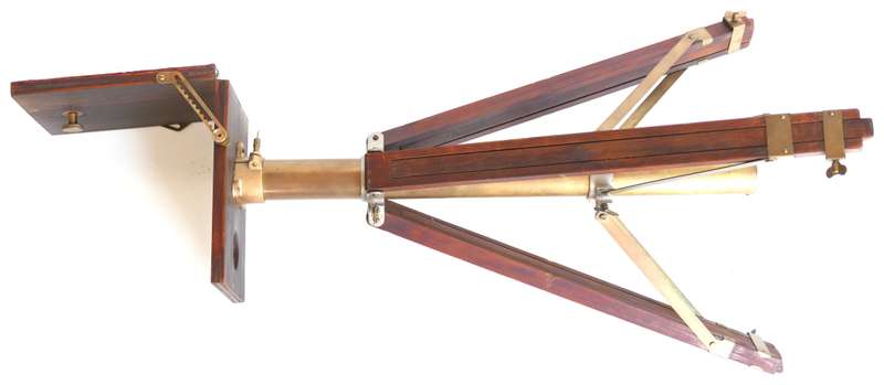 Graflex USA Crown camera compact stand tripod vintage wood