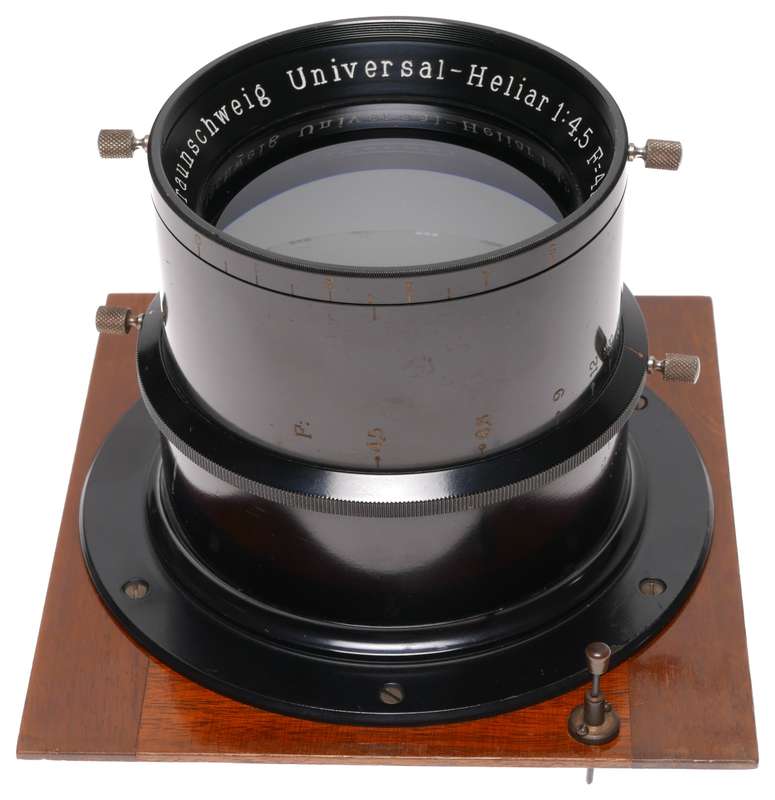 Voigtlander Heliar-Universal 1:4.5 f=42cm Stella Globus 8x10 camera