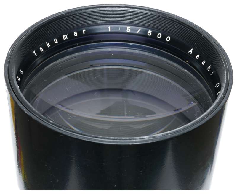 Pentax 5/500mm Takumar M42 mount SLR camera lens