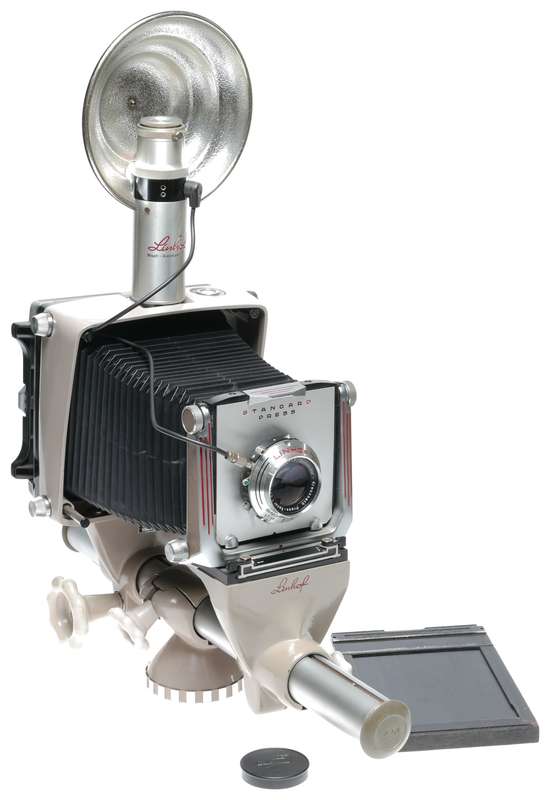 Linhof monorail 4x5 view camera Kardan 4.7/127mm Xenar Press