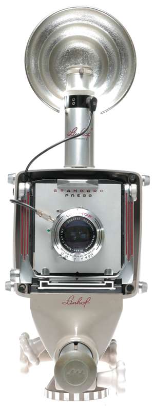Linhof monorail 4x5 view camera Kardan 4.7/127mm Xenar Press
