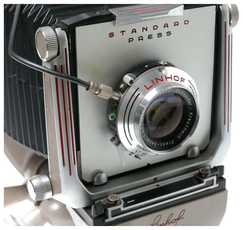 Linhof monorail 4x5 view camera Kardan 4.7/127mm Xenar Press