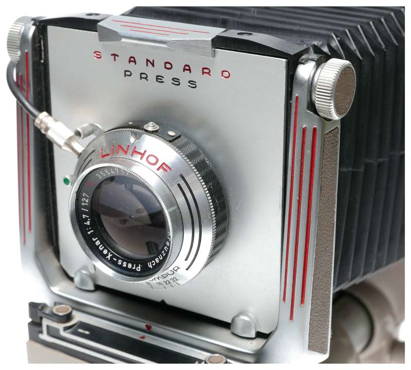 Linhof monorail 4x5 view camera Kardan 4.7/127mm Xenar Press
