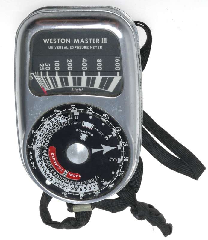 Weston Master III hand held light exposure f/stop meter vintage