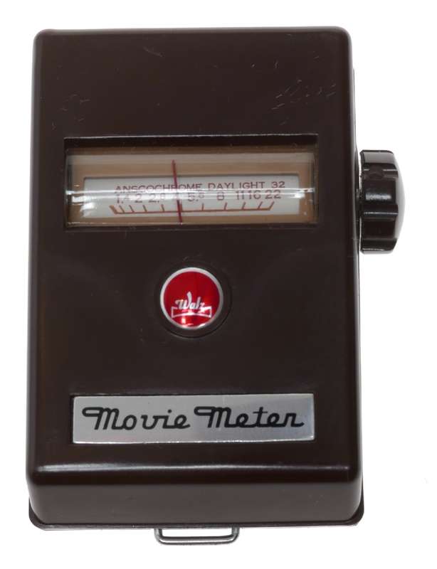 Waltz Movie hand held light exposure f/stop meter vintage case