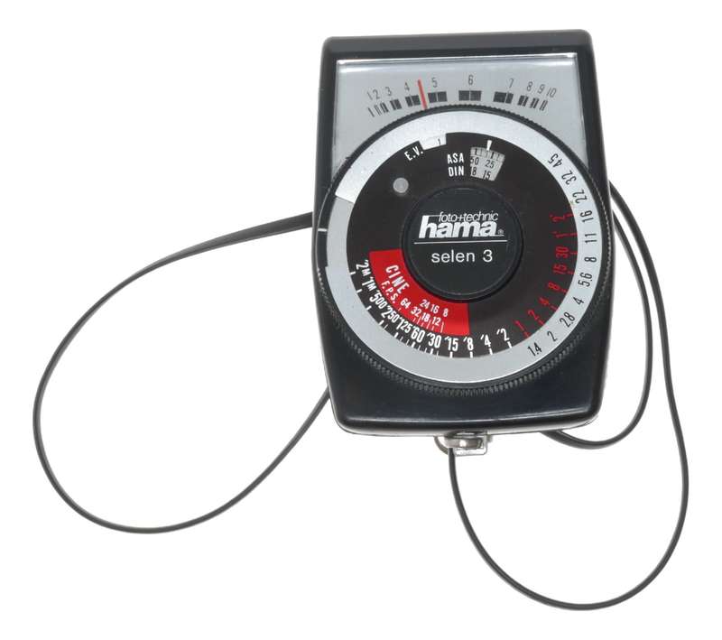 Hama Selen 3 hand held light exposure f/stop meter vintage