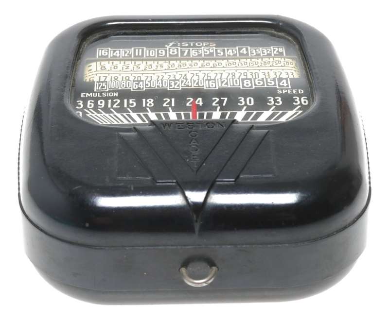 Weston hand held light exposure f/stop meter vintage used