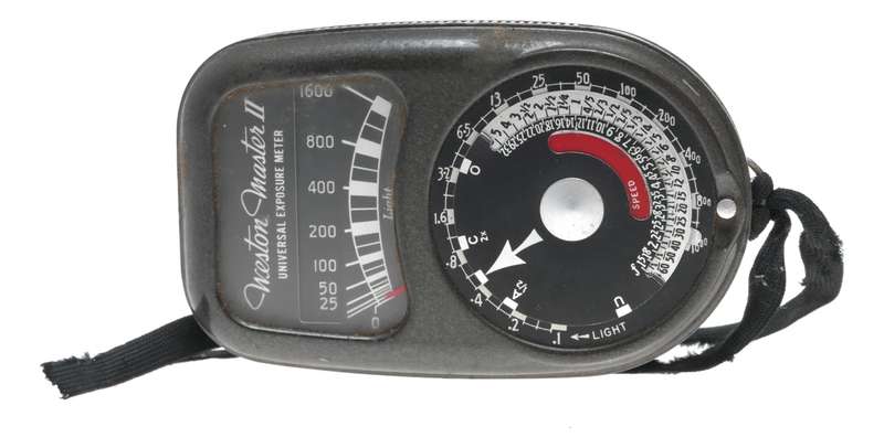 Weston Master II hand held light exposure f/stop meter vintage case