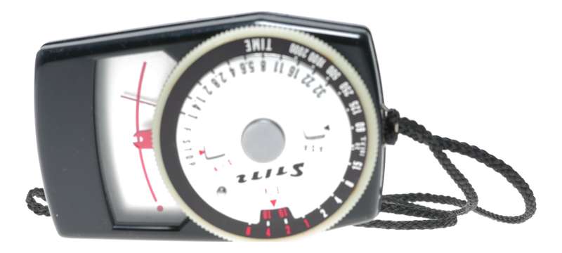 Stitz E.V hand held light exposure f/stop meter vintage case