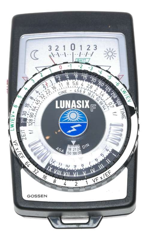 Lunasix F Gossen hand held light exposure f/stop meter vintage case