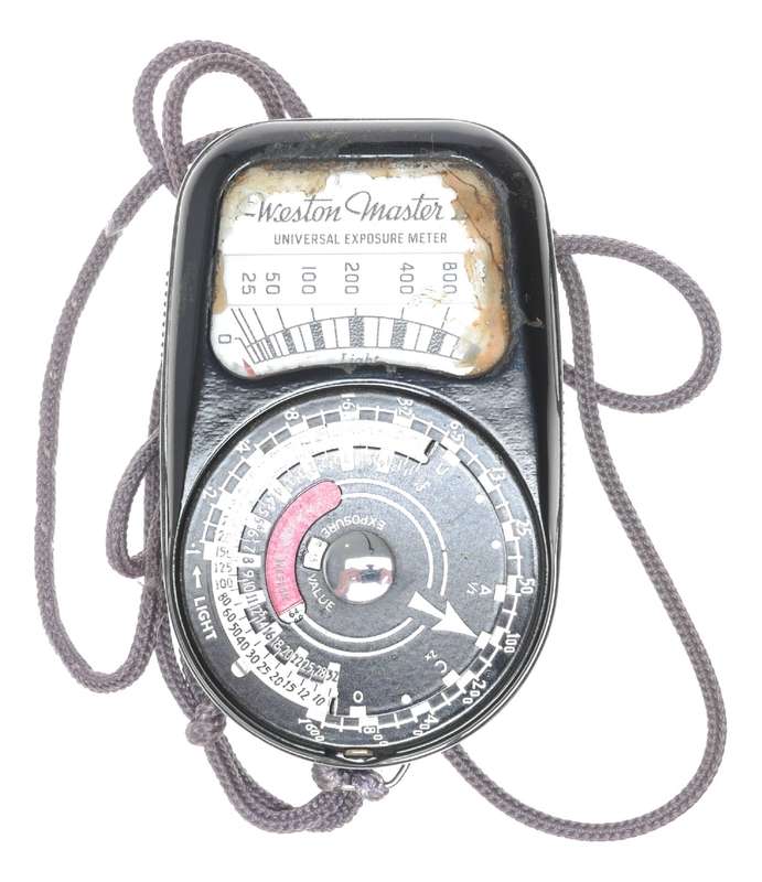 Weston master II used hand held light exposure f/stop meter vintage case
