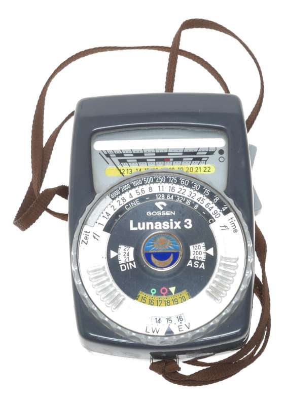 Lunasix 3 Gossen hand held light exposure f/stop meter vintage clean