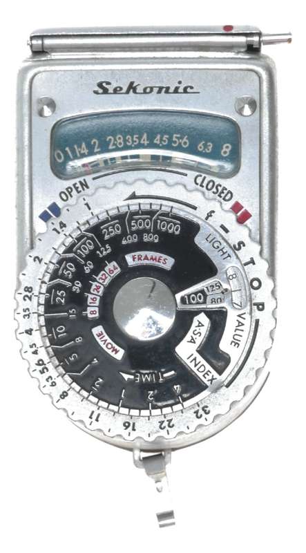 L-6 Sekonic Electric hand held light exposure f/stop meter vintage case