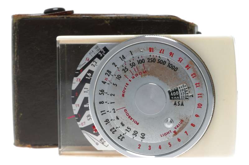 Sekonic 21B hand held light exposure f/stop meter vintage case