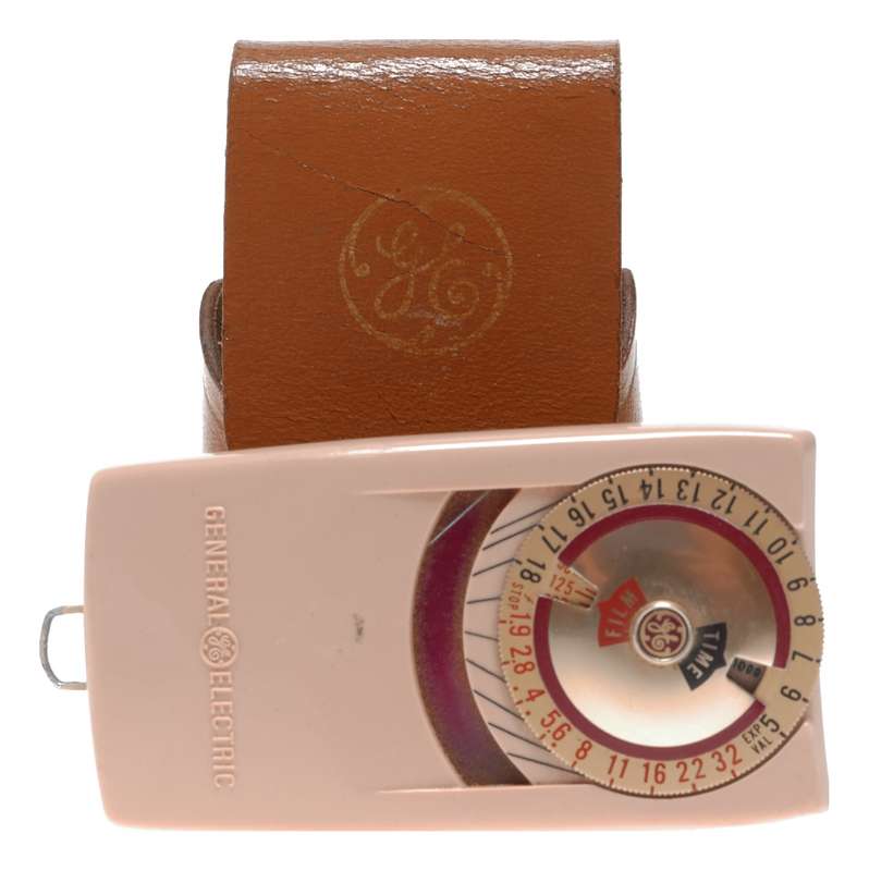 GE hand held light exposure f/stop meter vintage Mascot Type PR-35