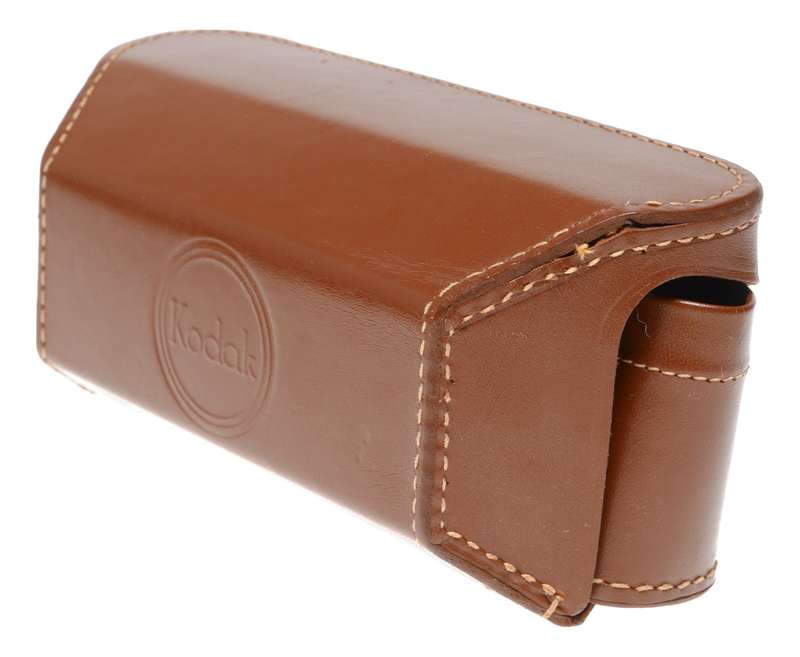 Kodak Stereo vintage film camera antique leather case in used condition