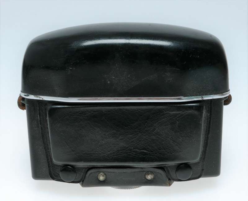 Kodak SKR Black vintage film camera antique leather case in used condition