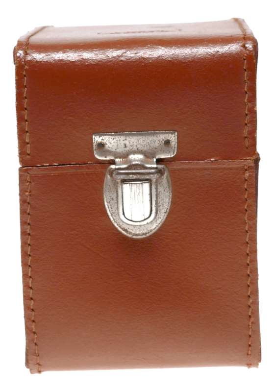 1227/2 Ikon vintage film camera antique leather case in used condition