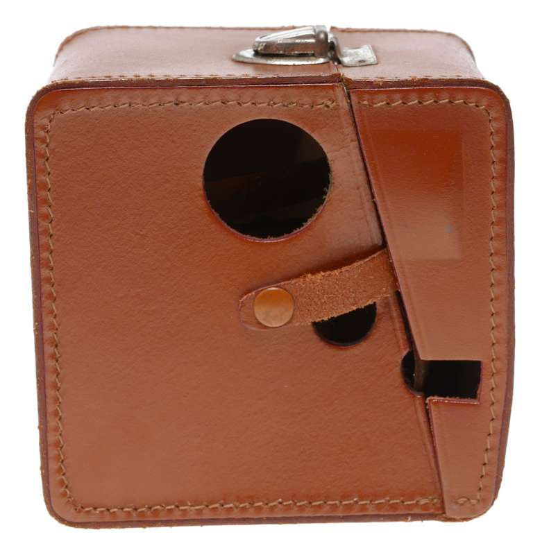 1227/2 Ikon vintage film camera antique leather case in used condition