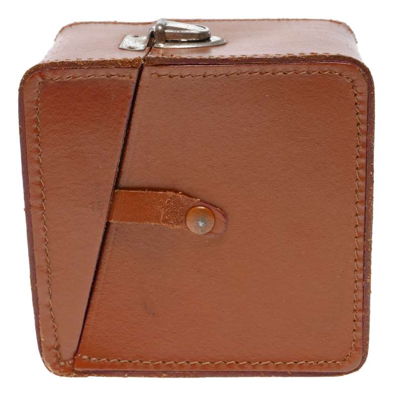 1227/2 Ikon vintage film camera antique leather case in used condition