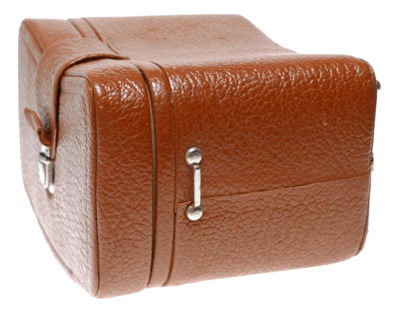 Shoulder case vintage film camera antique leather case in used condition