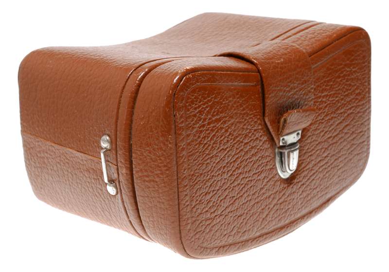 Shoulder case vintage film camera antique leather case in used condition