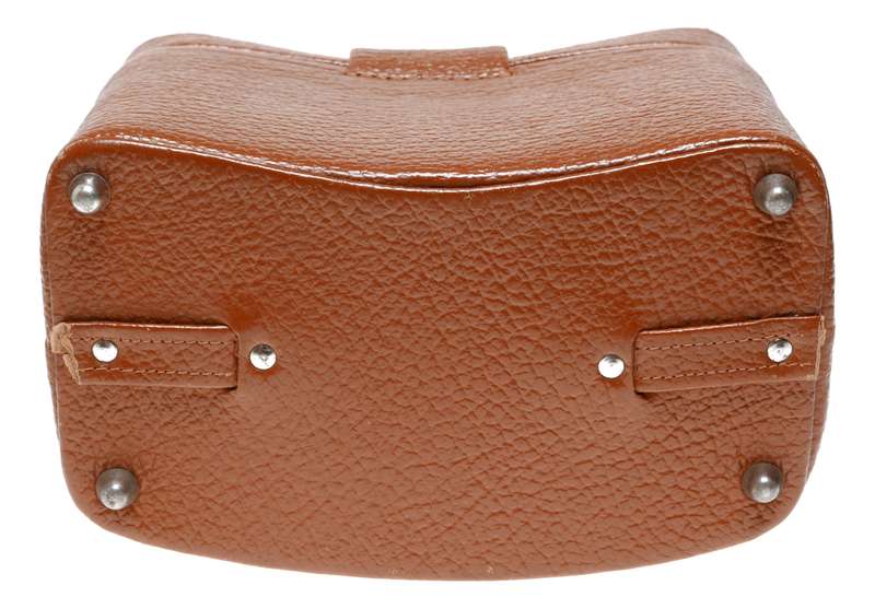 Shoulder case vintage film camera antique leather case in used condition