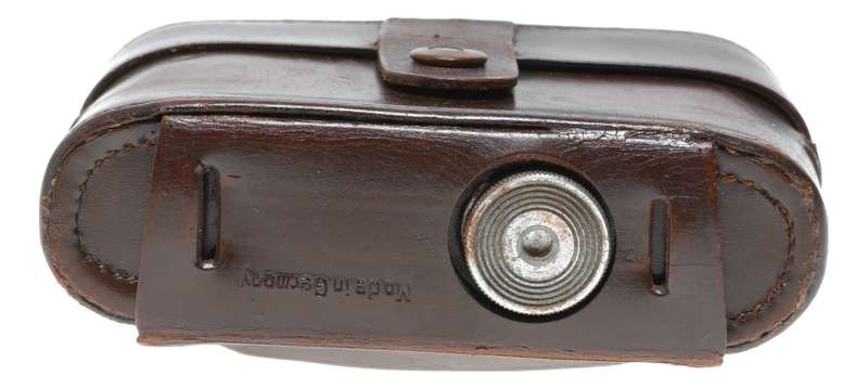 Vintage Voigtlander brown film camera antique leather case in used condition