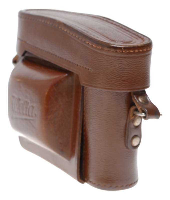 Welta Folding vintage film camera antique leather case in used condition