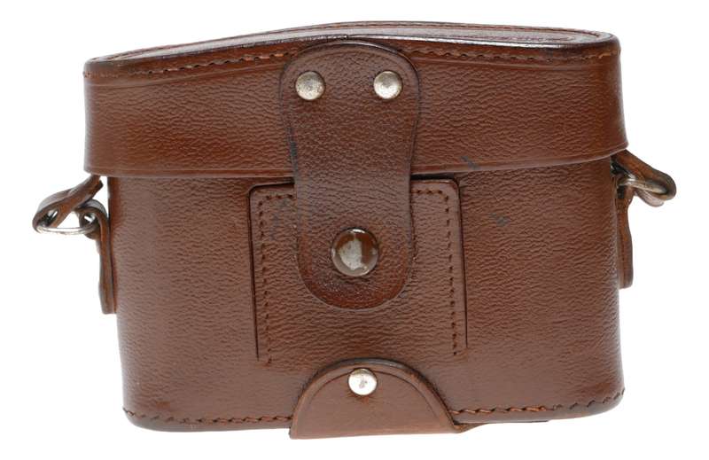 Welta Folding vintage film camera antique leather case in used condition