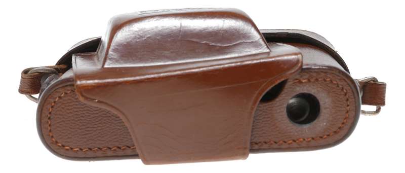 Welta Folding vintage film camera antique leather case in used condition