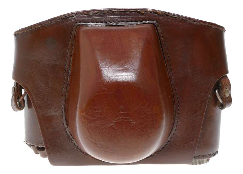 Pentacon vintage film camera antique leather case in used condition