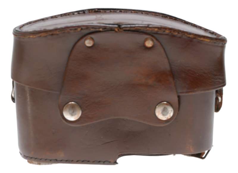 Pentacon vintage film camera antique leather case in used condition