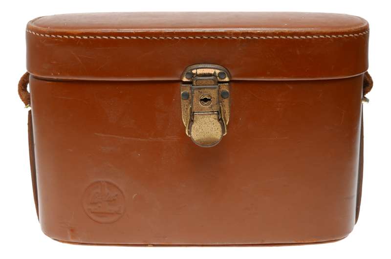 Bolex 8mm vintage film camera antique leather case in used condition