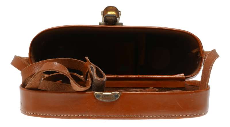 Bolex 8mm vintage film camera antique leather case in used condition