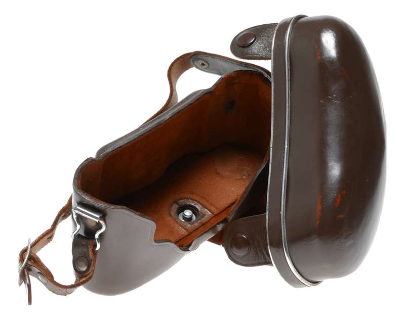 Contaflex Zeiss Ikon vintage film camera antique leather case in used condition strap