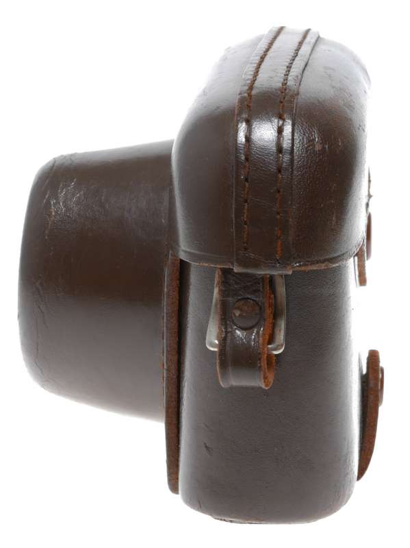 Minolta original vintage film camera antique leather case in used condition
