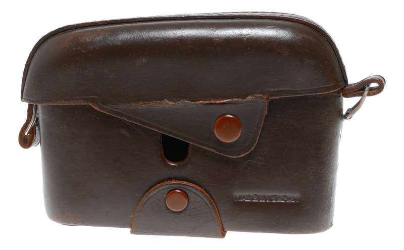 Minolta original vintage film camera antique leather case in used condition