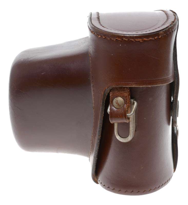 Original Ihagee vintage film camera antique leather case in used condition