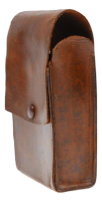 universal folding vintage film camera antique leather case in used condition