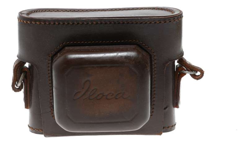 Iloca vintage film camera antique leather case in used condition