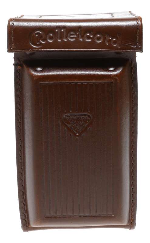 Rolleicord Original TLR vintage film camera antique leather case in used condition