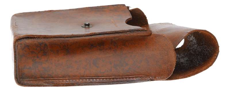 universal folding vintage film camera antique leather case in used condition