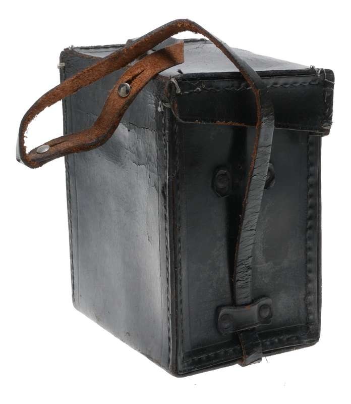 Used Hard case vintage film camera antique leather in used condition